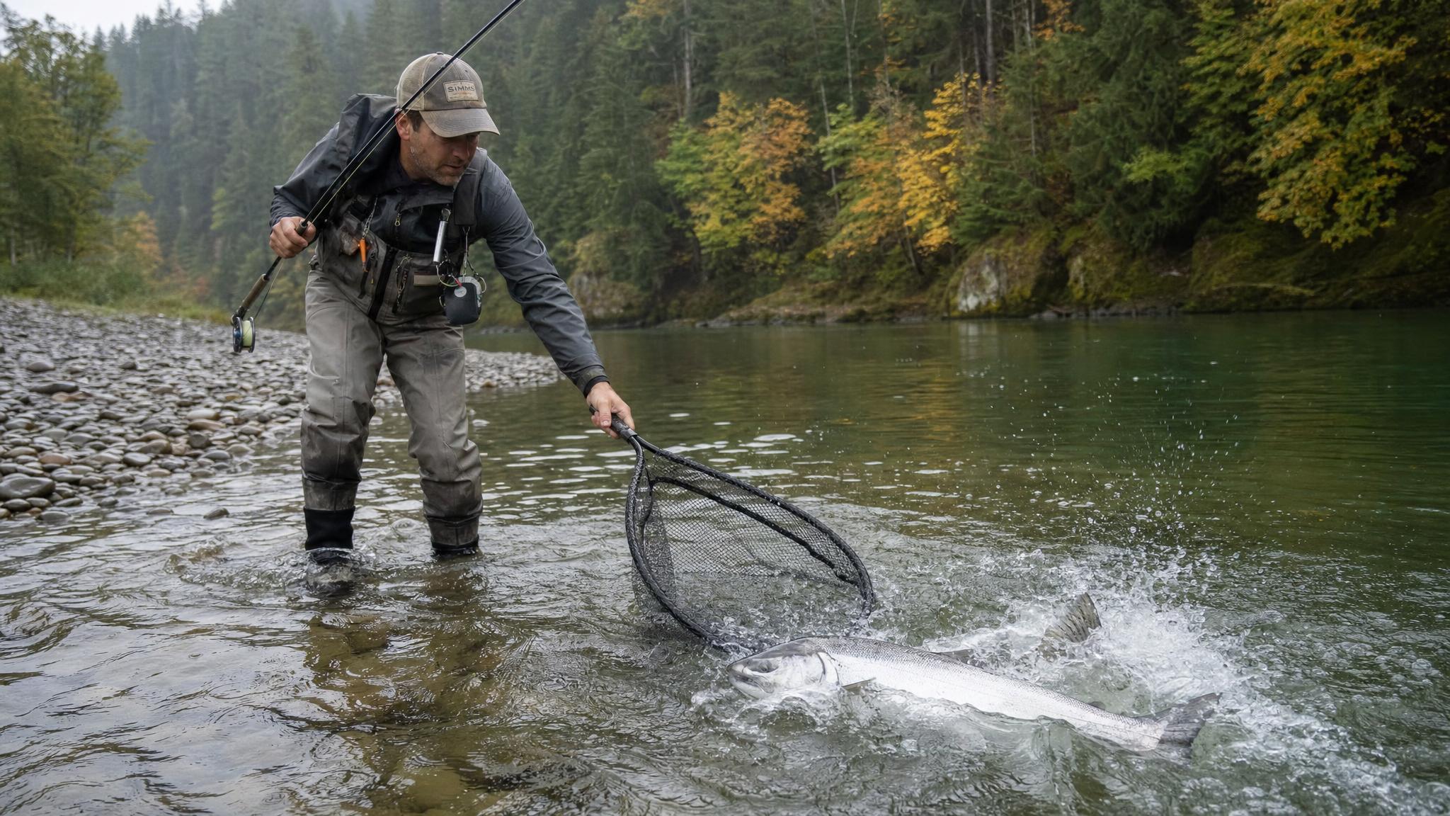 Alsea River Fall Chinook Salmon: Bank Fishing Oregon's Central Coast Hidden Gem