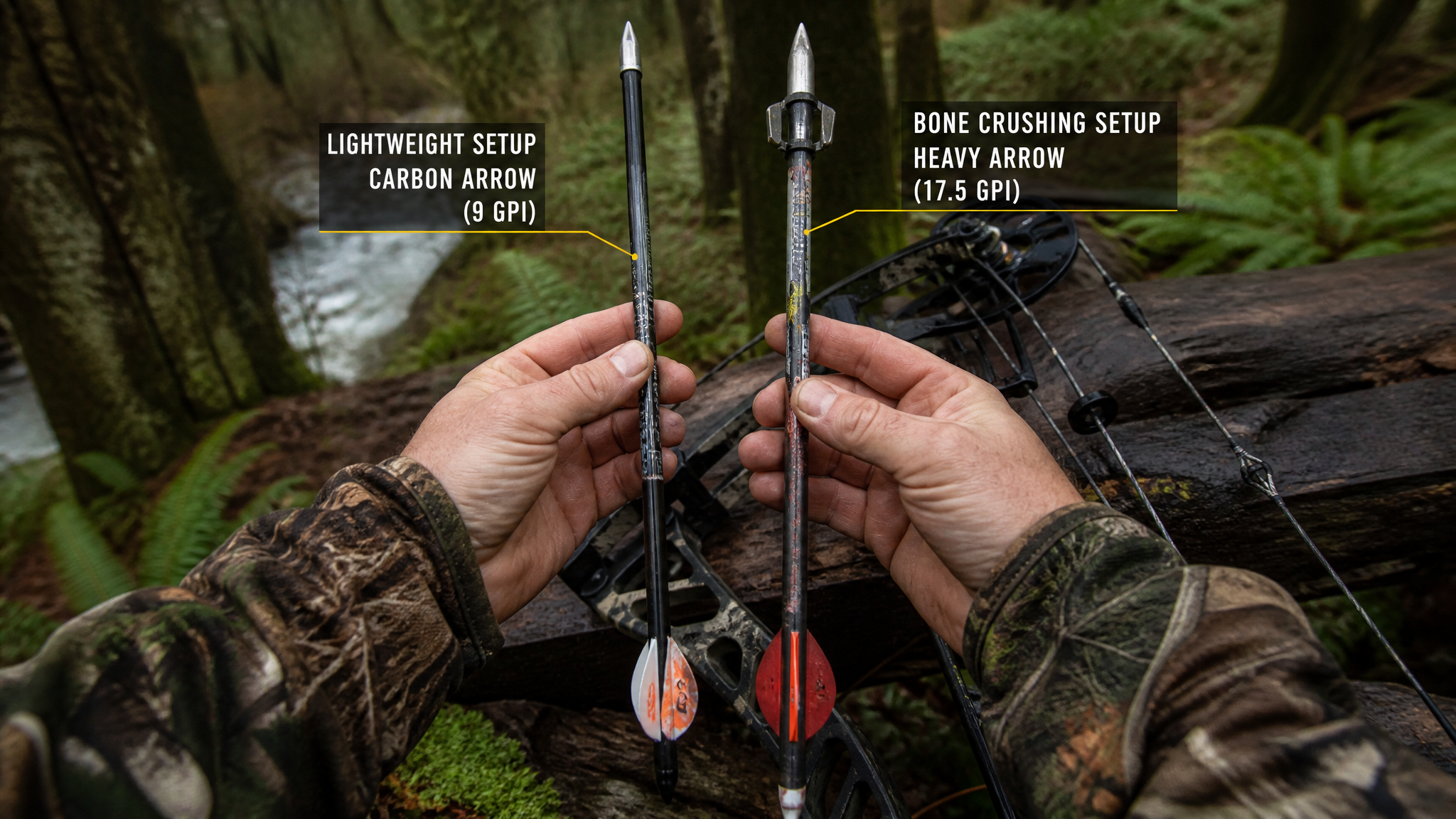 Arrow Speed vs. Arrow Weight for Bowhunters: The Trade-Off and Why Heavy Arrows Win in Timber Country