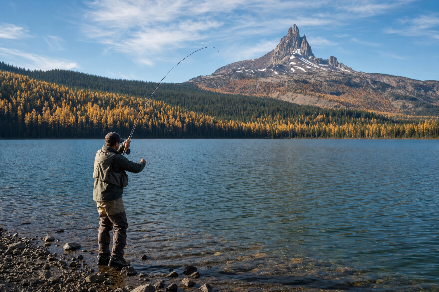 Diamond Lake Rainbow Trout: Fall Shore Fishing and Trolling on Oregon's High Cascade Gem