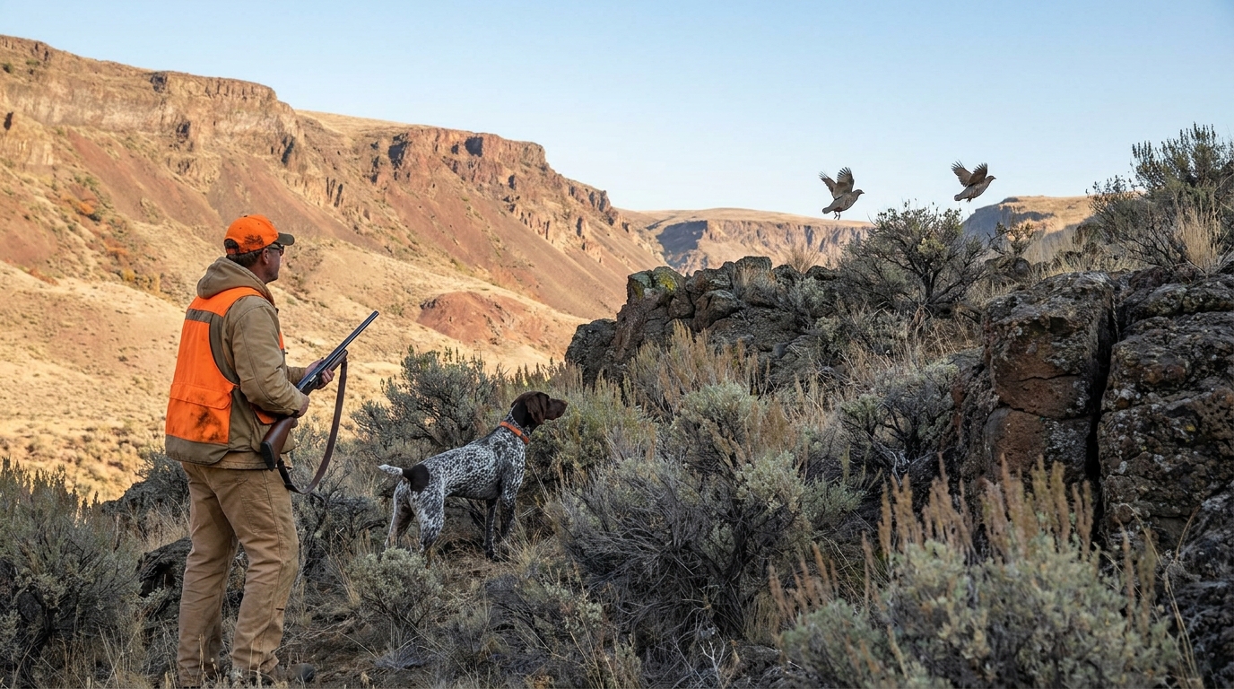 Upland Bird Hunting in Eastern Oregon: Pheasant, Chukar, and Hungarian Partridge on Public Land