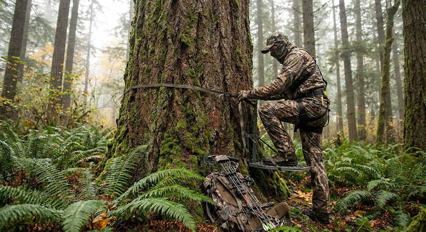 Hang-On Treestands for Pacific Northwest Bowhunters: Selection, Hang Height, and Safety That Keeps You Hunting