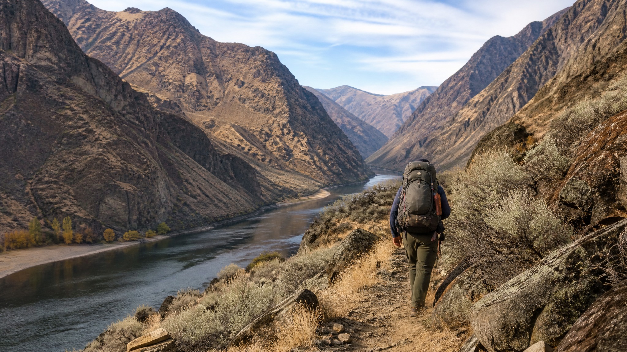 Hells Canyon Wilderness Backpacking: The Snake River Trail from Dug Bar to Pittsburgh Landing