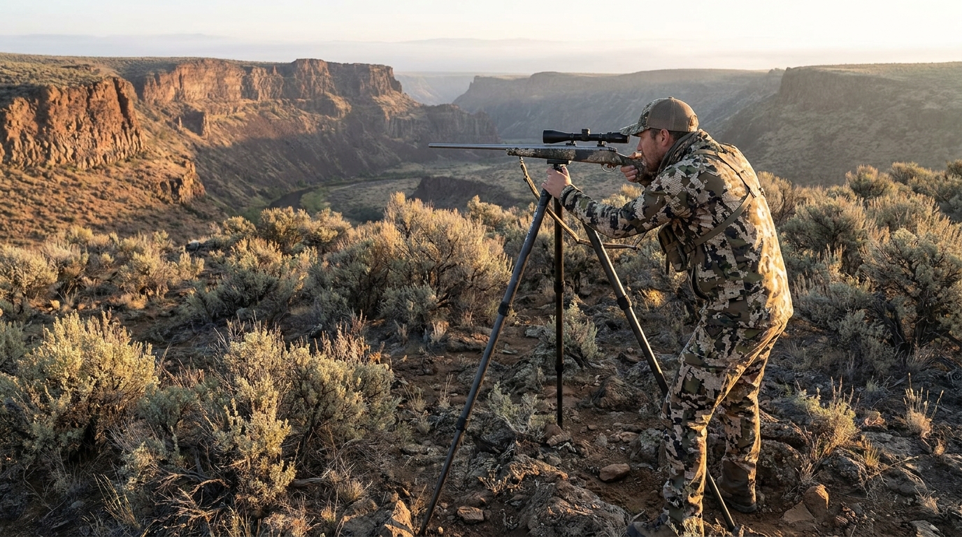 Hunting Tripods and Shooting Sticks for Western Big Game: Carbon vs. Aluminum, Height, and Field Setups That Work