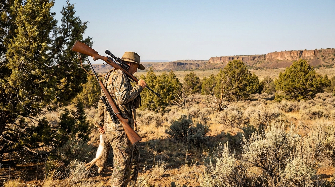Jackrabbit and Cottontail Hunting in Oregon's High Desert: A Year-Round Varmint Opportunity