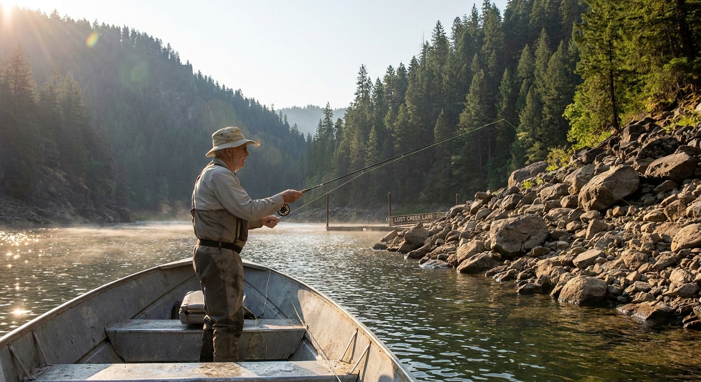 Lost Creek Lake: Summer Fishing Guide for Bass, Kokanee, and Trophy Brown Trout