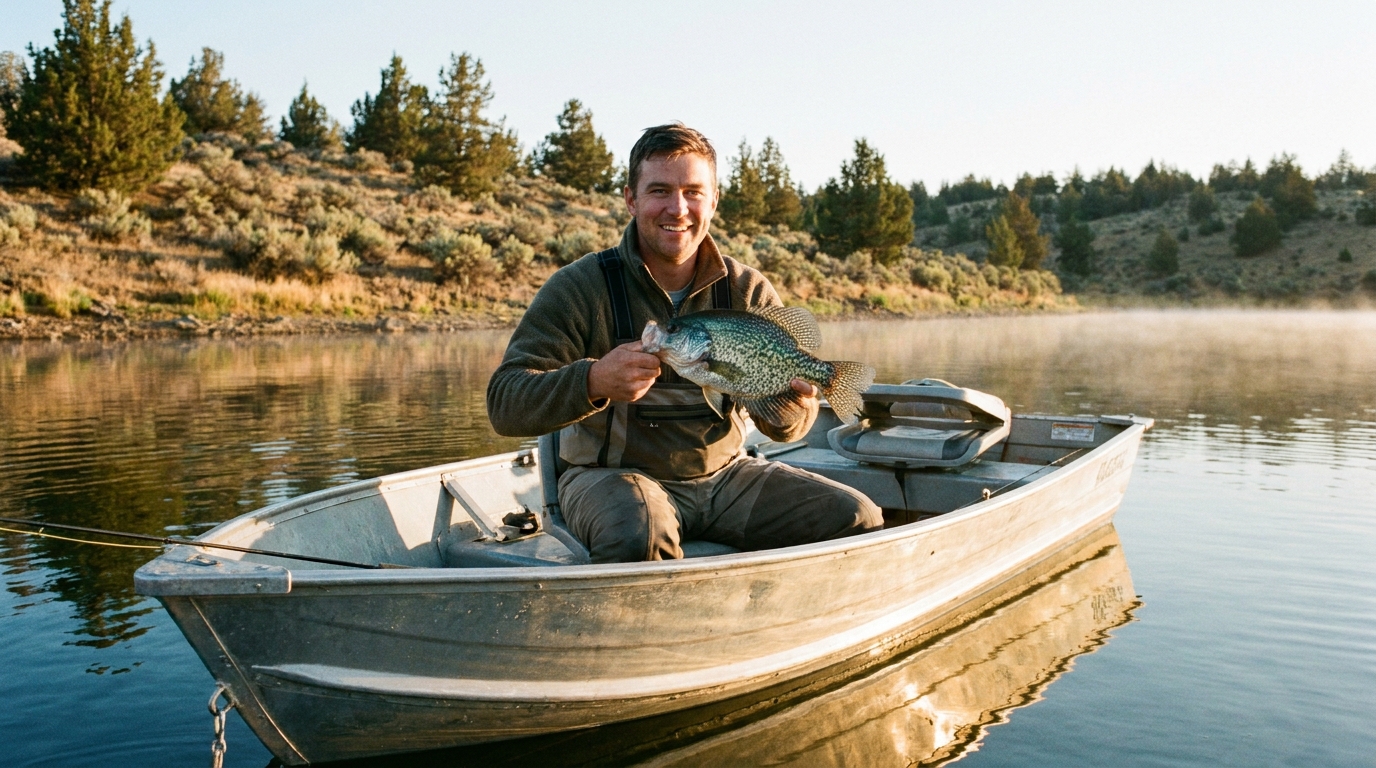 Ochoco Reservoir Summer Fishing: Crappie, Bass, and Yellow Perch in Oregon's Central Highlands