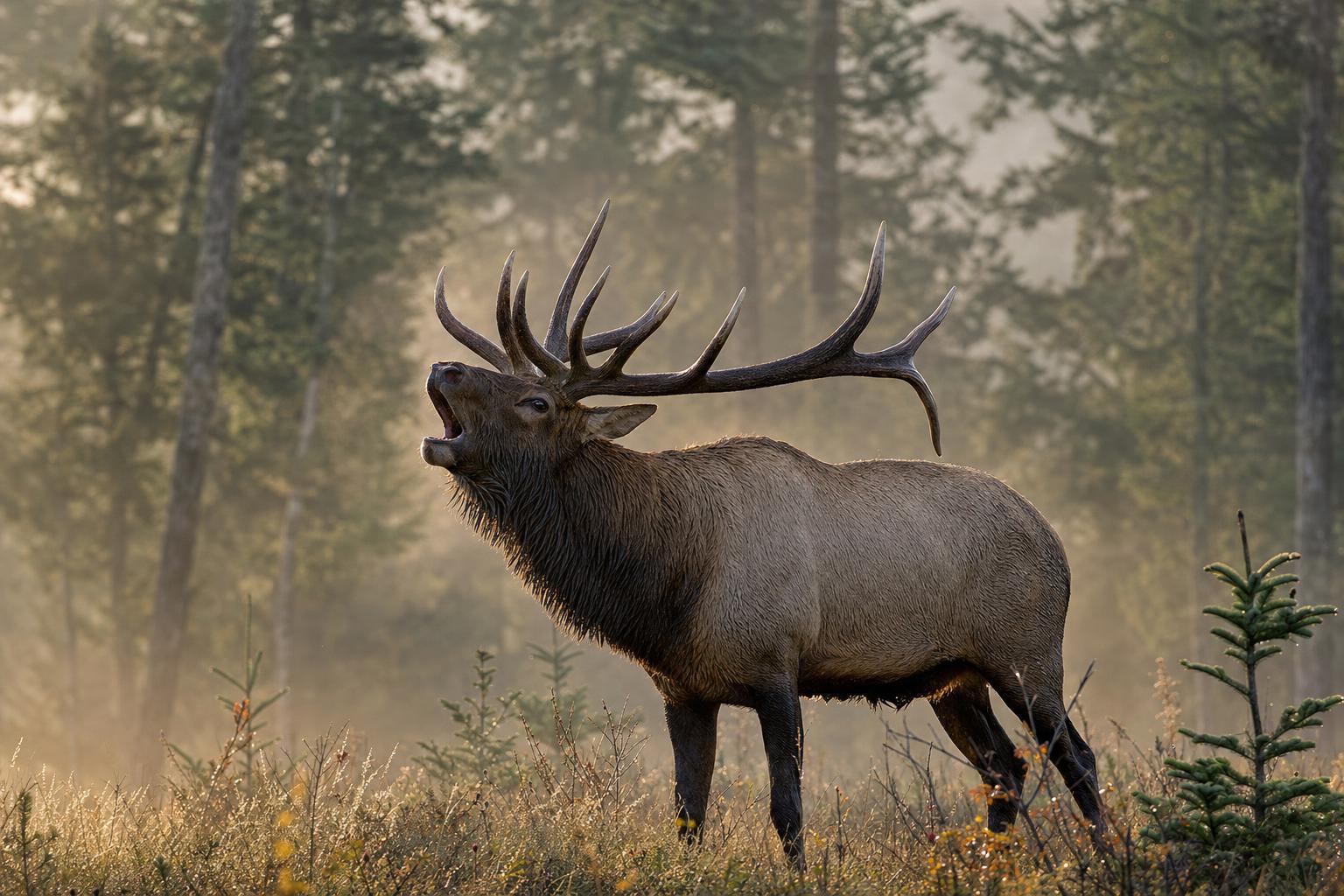 Roosevelt Elk Rut in Oregon's Northern Coast Range: September Bugling and Timber Tactics for Coastal Bulls