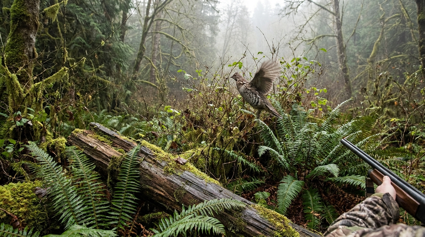 Ruffed Grouse Hunting in Oregon: Walking Up Timber Drummers in the Coast Range and Western Cascades