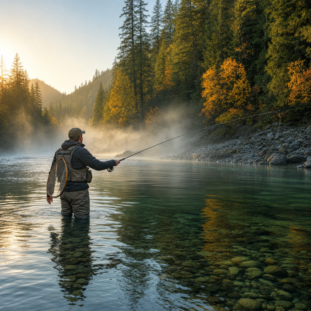 South Umpqua River Fall Steelhead: October Bank Fishing for Roseburg Area Wild Fish