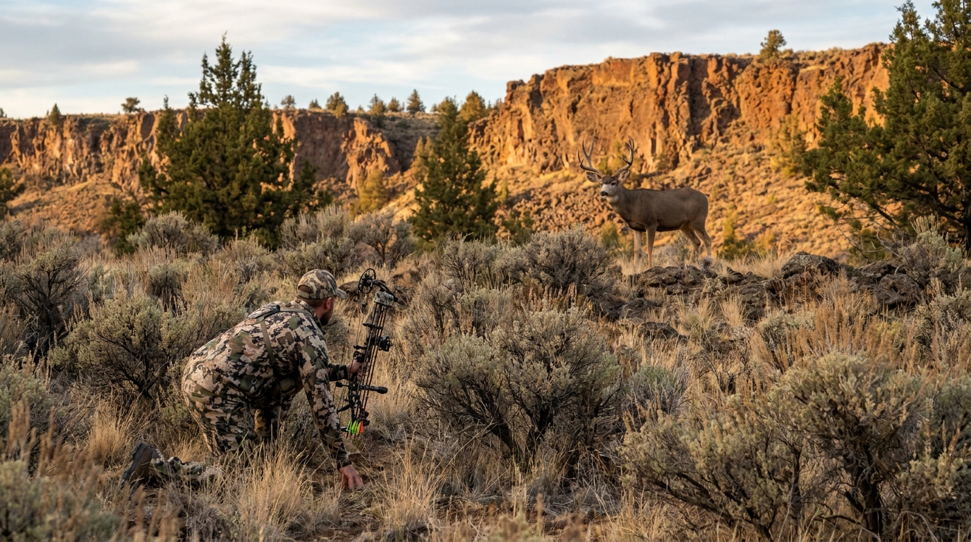 Spot-and-Stalk Archery Mule Deer in Oregon: DIY Tactics for the High Desert