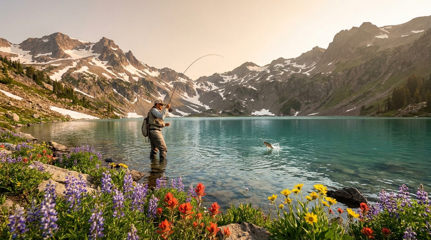 Summer Brook Trout in Oregon's High Alpine Lakes: A Backpacker's Fishing Guide